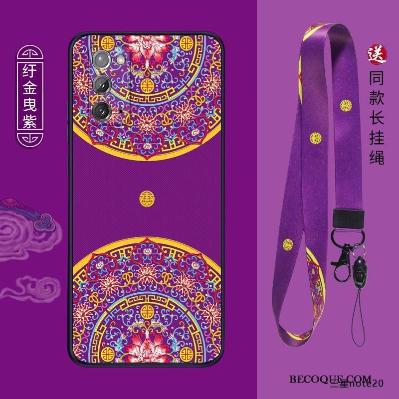 Kuori Samsung Galaxy Note20 Pehmeä Neste Net Red Kiinalainen Tyyli, Kotelo Samsung Galaxy Note20 Suojaus Persoonallisuus Uusi