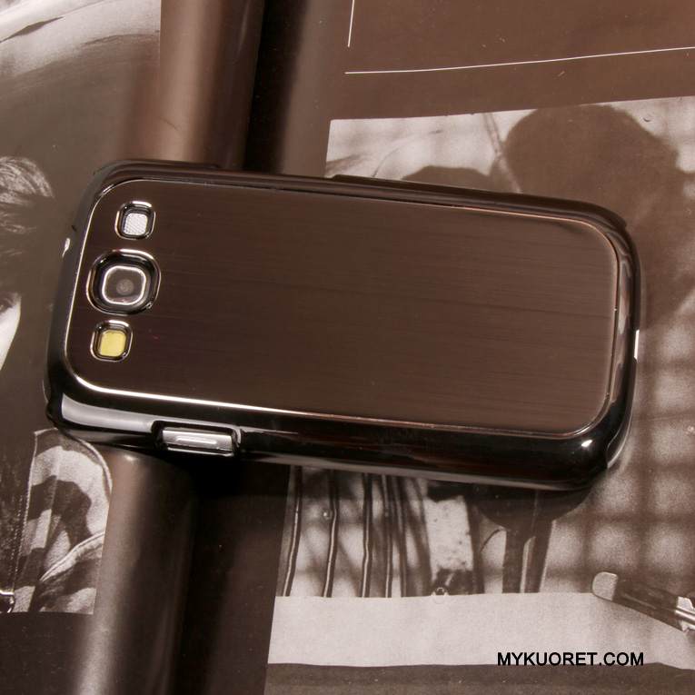 Kuori Samsung Galaxy S3 Metalli Sininen Trendi, Kotelo Samsung Galaxy S3 Suojaus Puhelimen Kuoret