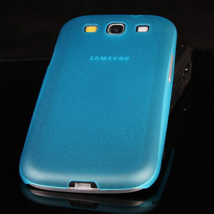 Kuori Samsung Galaxy S3 Suojaus Ultra Ohut, Kotelo Samsung Galaxy S3 Läpinäkyvä Trendi