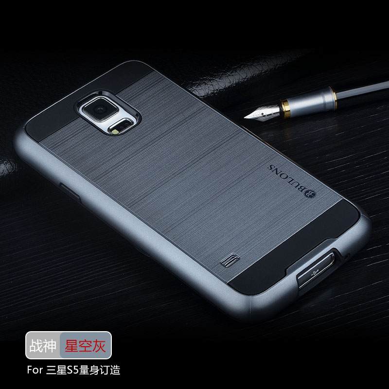 Kuori Samsung Galaxy S5 Pehmeä Neste Murtumaton Puhelimen Kuoret, Kotelo Samsung Galaxy S5 Silikoni Musta Trendi
