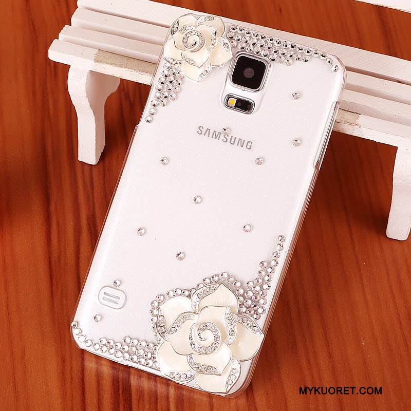 Kuori Samsung Galaxy S5 Strassi Violetti Puhelimen Kuoret, Kotelo Samsung Galaxy S5 Suojaus Kova Trendi