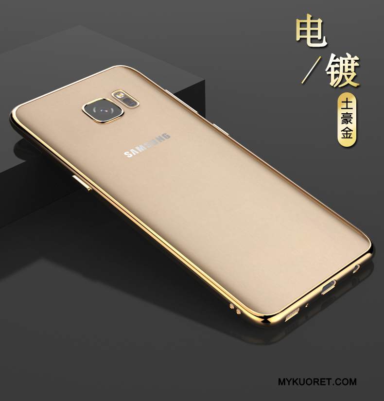 Kuori Samsung Galaxy S6 Edge Pehmeä Neste Puhelimen Kuoret Kulta, Kotelo Samsung Galaxy S6 Edge Silikoni Ultra Ohut