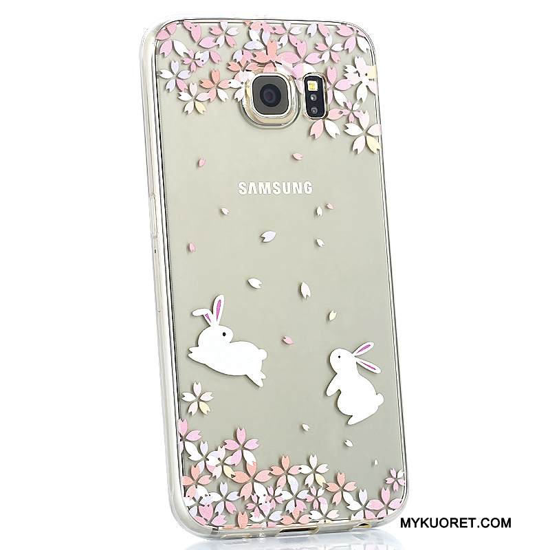 Kuori Samsung Galaxy S6 Suojaus Persoonallisuus Puhelimen Kuoret, Kotelo Samsung Galaxy S6 Silikoni Murtumaton Ihana