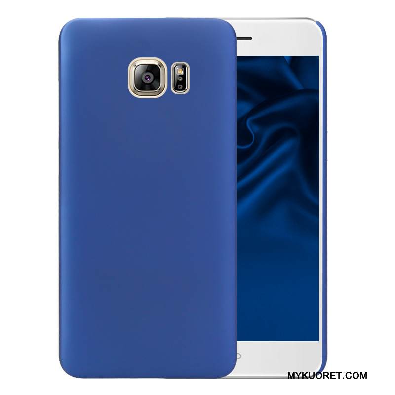 Kuori Samsung Galaxy S6 Suojaus Sininen Kova, Kotelo Samsung Galaxy S6 Pesty Suede Väriset
