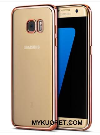Kuori Samsung Galaxy S7 Edge Laukut Murtumaton Puhelimen Kuoret, Kotelo Samsung Galaxy S7 Edge Silikoni Hopea
