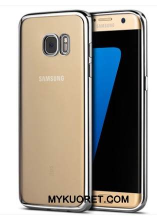Kuori Samsung Galaxy S7 Edge Laukut Murtumaton Puhelimen Kuoret, Kotelo Samsung Galaxy S7 Edge Silikoni Hopea
