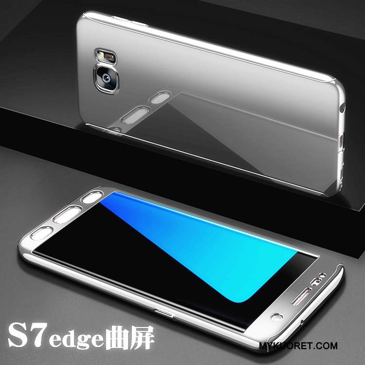 Kuori Samsung Galaxy S7 Edge Laukut Violetti Murtumaton, Kotelo Samsung Galaxy S7 Edge Suojaus Trendi Pinnoitus