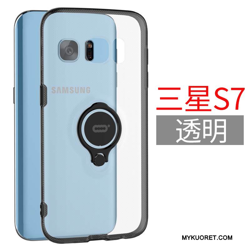 Kuori Samsung Galaxy S7 Laukut Jauhe Puhelimen Kuoret, Kotelo Samsung Galaxy S7 Tuki Magneettinen Rengas