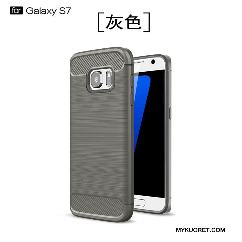 Kuori Samsung Galaxy S7 Laukut Murtumaton Musta, Kotelo Samsung Galaxy S7 Suojaus Uusi Puhelimen Kuoret
