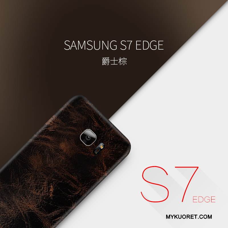 Kuori Samsung Galaxy S7 Laukut Ultra Ohut, Kotelo Samsung Galaxy S7 Suojaus Puhelimen Kuoret Keltainen