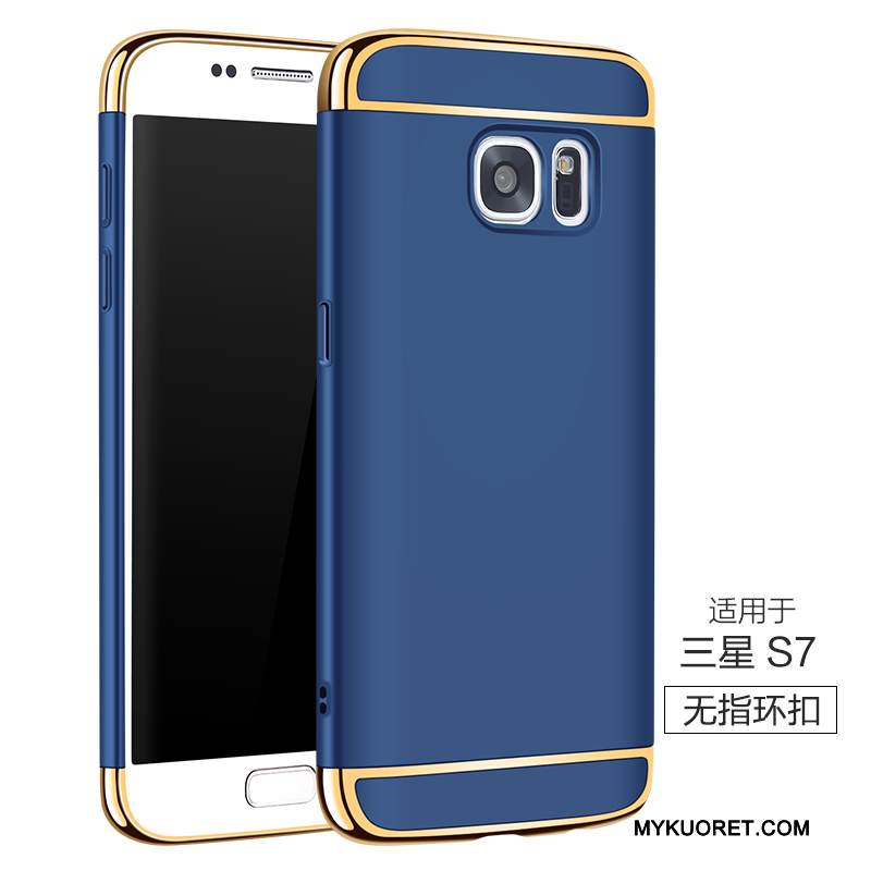 Kuori Samsung Galaxy S7 Luova Kova Murtumaton, Kotelo Samsung Galaxy S7 Suojaus Trendi Hopea