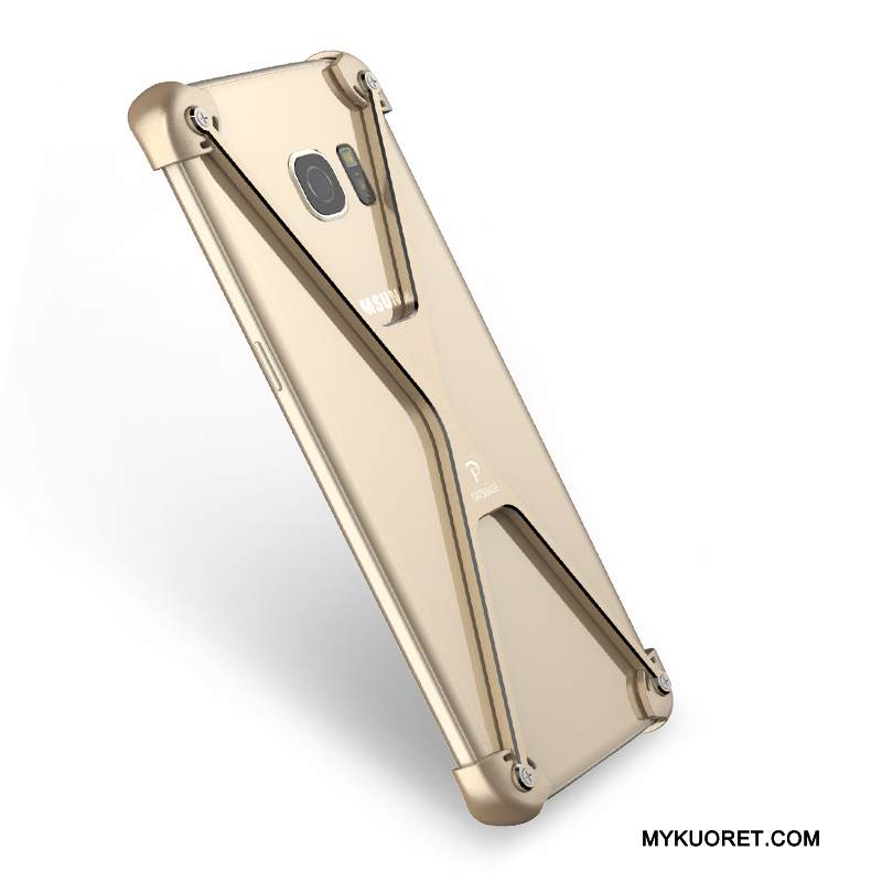Kuori Samsung Galaxy S7 Luova Murtumaton Kulta, Kotelo Samsung Galaxy S7 Metalli Persoonallisuus Puhelimen Kuoret