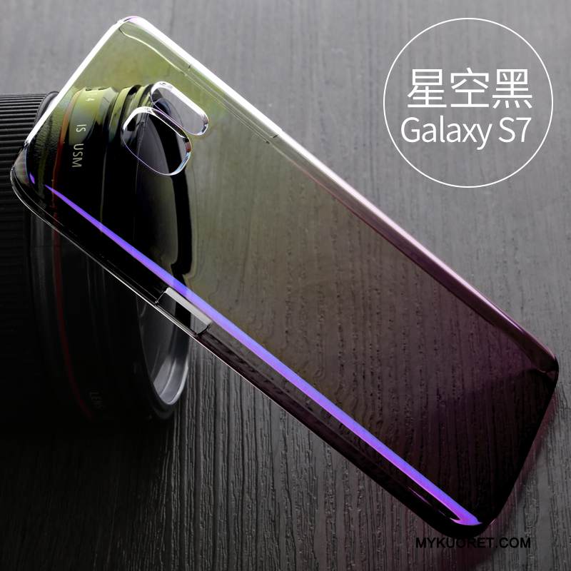 Kuori Samsung Galaxy S7 Luova Persoonallisuus Puhelimen Kuoret, Kotelo Samsung Galaxy S7 Suojaus Murtumaton Sininen