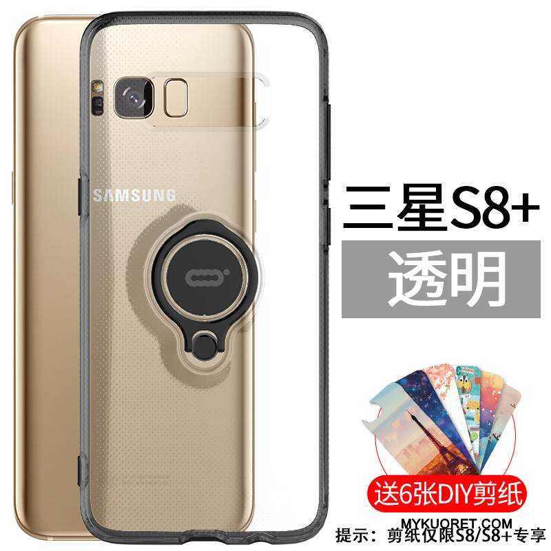 Kuori Samsung Galaxy S8+ Laukut Magneettinen Puhelimen Kuoret, Kotelo Samsung Galaxy S8+ Tuki Valkoinen Kova