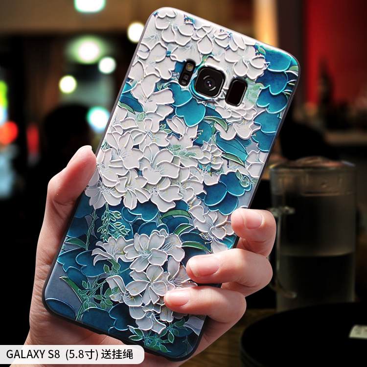 Kuori Samsung Galaxy S8 Laukut Persoonallisuus Kiinalainen Tyyli, Kotelo Samsung Galaxy S8 Luova Murtumaton Vihreä