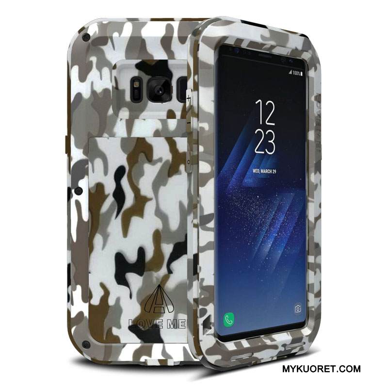 Kuori Samsung Galaxy S8+ Luova Kolme Puolustusta Persoonallisuus, Kotelo Samsung Galaxy S8+ Metalli Trendi Murtumaton
