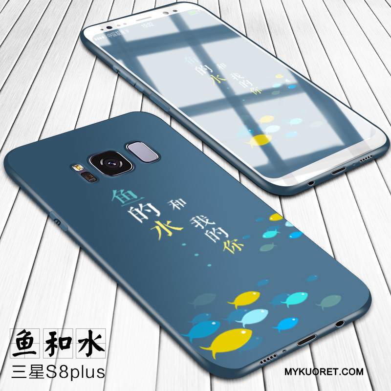 Kuori Samsung Galaxy S8+ Luova Murtumaton Tide-brändi, Kotelo Samsung Galaxy S8+ Laukut Puhelimen Kuoret Punainen