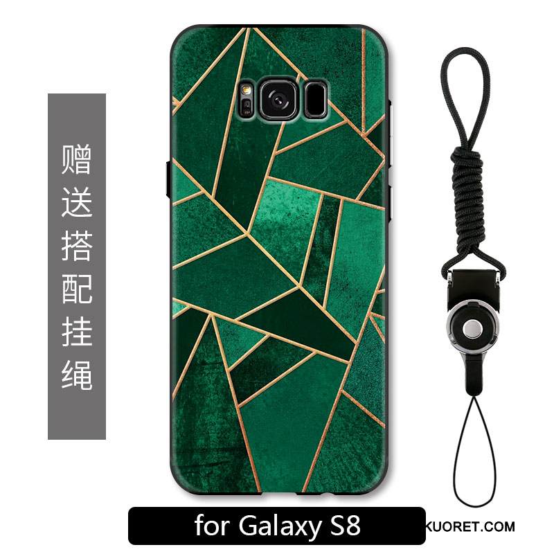 Kuori Samsung Galaxy S8 Monivärinen Murtumaton Geometria, Kotelo Samsung Galaxy S8 Kohokuviointi Persoonallisuus Puhelimen Kuoret