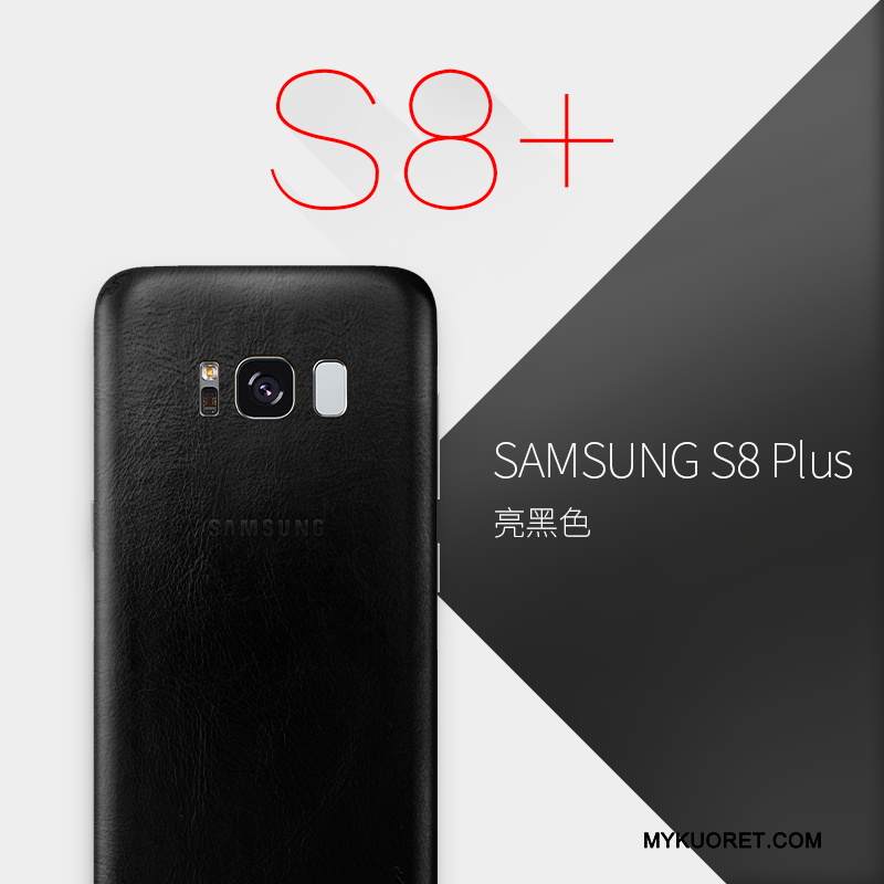 Kuori Samsung Galaxy S8+ Nahka Keltainen Puhelimen Kuoret, Kotelo Samsung Galaxy S8+ Luova Ultra Ohut