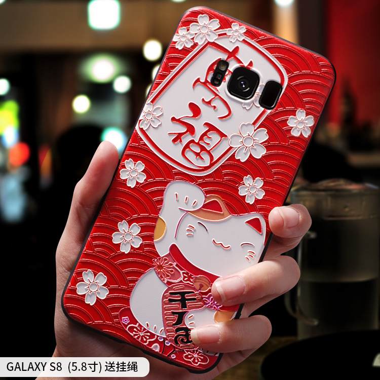 Kuori Samsung Galaxy S8+ Pehmeä Neste Kissa Persoonallisuus, Kotelo Samsung Galaxy S8+ Silikoni Murtumaton Puhelimen Kuoret