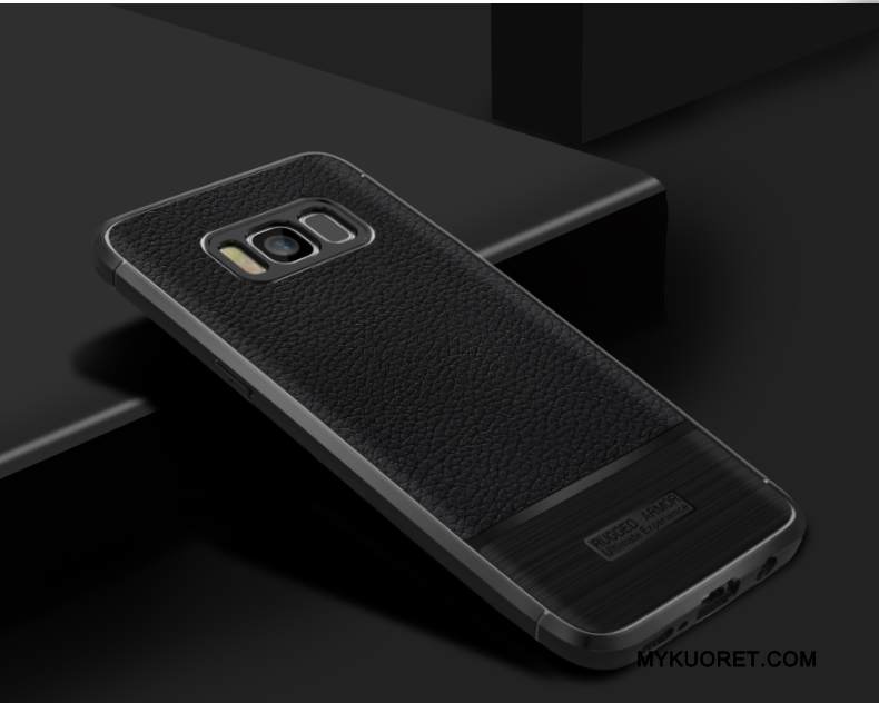 Kuori Samsung Galaxy S8+ Pehmeä Neste Puhelimen Kuoret Murtumaton, Kotelo Samsung Galaxy S8+ Silikoni Kukkakuvio Musta