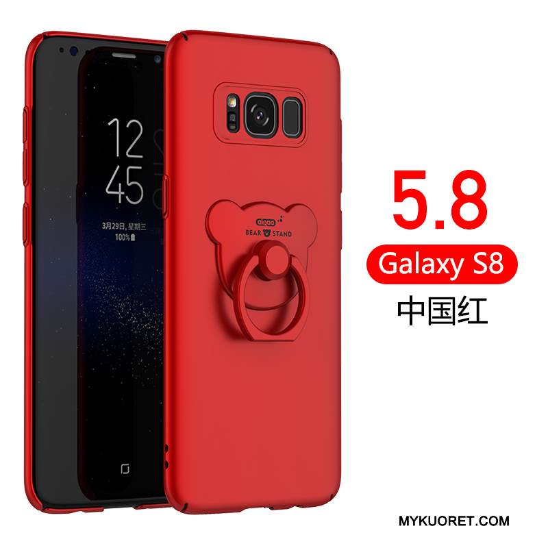 Kuori Samsung Galaxy S8+ Suojaus Murtumaton Punainen, Kotelo Samsung Galaxy S8+ Niitti Puhelimen Kuoret