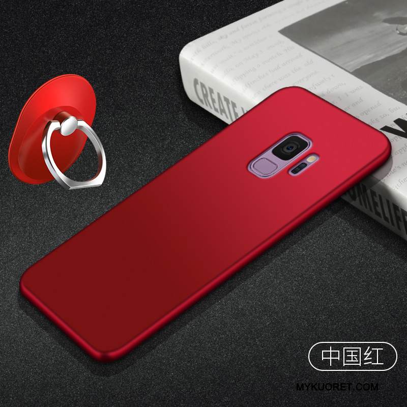 Kuori Samsung Galaxy S9 Laukut Punainen Puhelimen Kuoret, Kotelo Samsung Galaxy S9 Pehmeä Neste Murtumaton Ohut