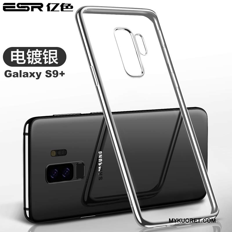Kuori Samsung Galaxy S9+ Laukut Ultra Läpinäkyvä, Kotelo Samsung Galaxy S9+ Pehmeä Neste Puhelimen Kuoret Ohut