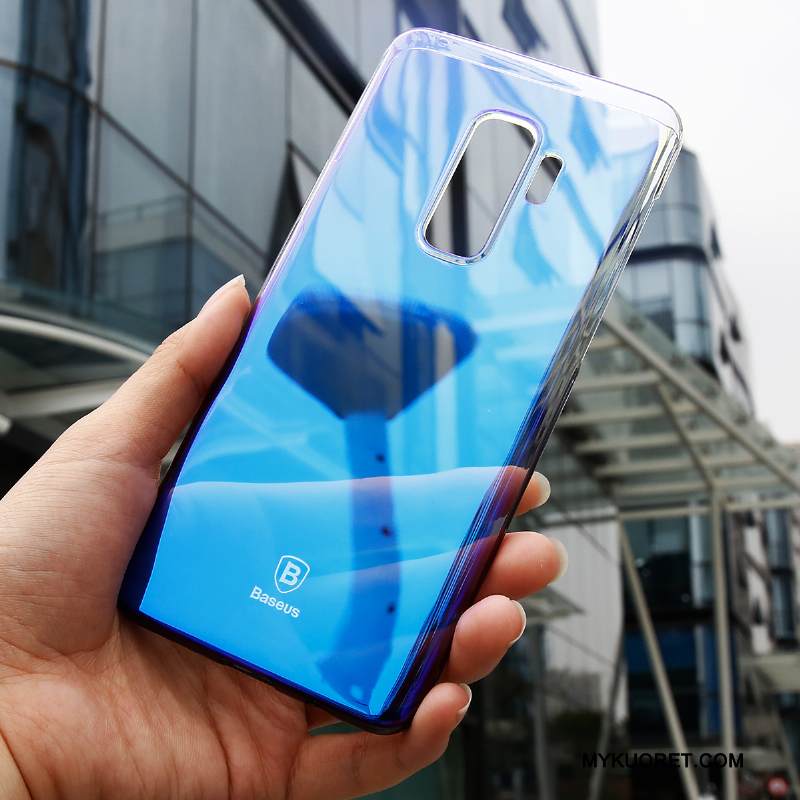 Kuori Samsung Galaxy S9 Luova Ohut Persoonallisuus, Kotelo Samsung Galaxy S9 Suojaus Sininen Puhelimen Kuoret