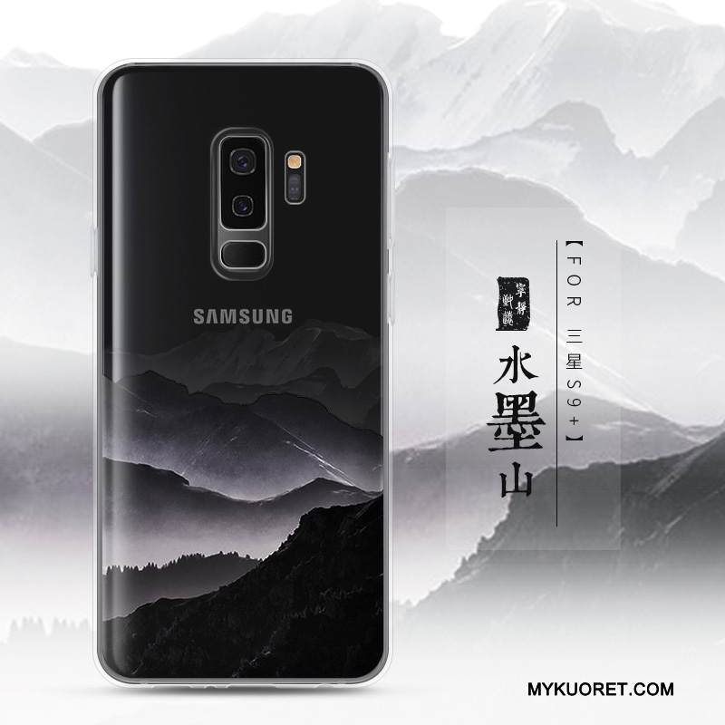 Kuori Samsung Galaxy S9+ Luova Trendi Murtumaton, Kotelo Samsung Galaxy S9+ Pehmeä Neste Läpinäkyvä Puhelimen Kuoret