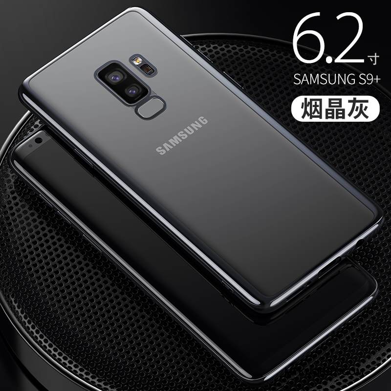 Kuori Samsung Galaxy S9+ Pehmeä Neste Murtumaton Ultra, Kotelo Samsung Galaxy S9+ Luova Läpinäkyvä Tummansininen