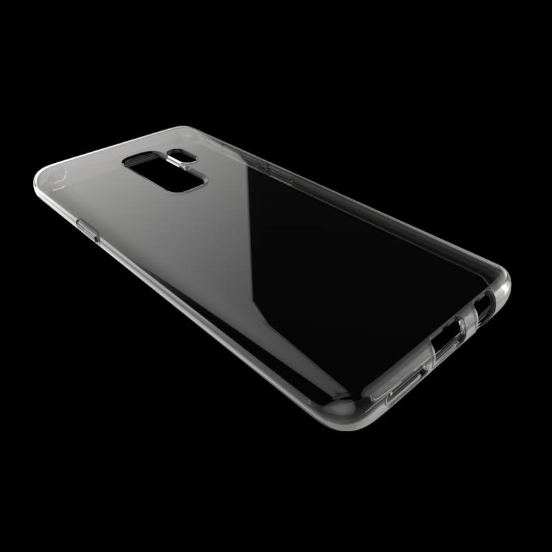 Kuori Samsung Galaxy S9+ Pehmeä Neste Puhelimen Kuoret Läpinäkyvä, Kotelo Samsung Galaxy S9+ Laukut Musta Yksinkertainen