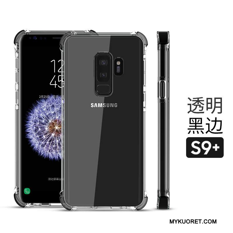 Kuori Samsung Galaxy S9+ Silikoni Läpinäkyvä Murtumaton, Kotelo Samsung Galaxy S9+ Laukut Puhelimen Kuoret Uusi