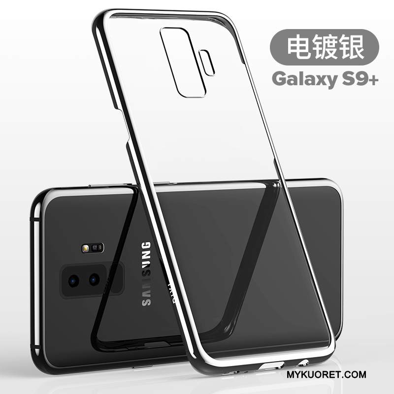 Kuori Samsung Galaxy S9+ Silikoni Violetti Puhelimen Kuoret, Kotelo Samsung Galaxy S9+ Laukut Murtumaton Ohut