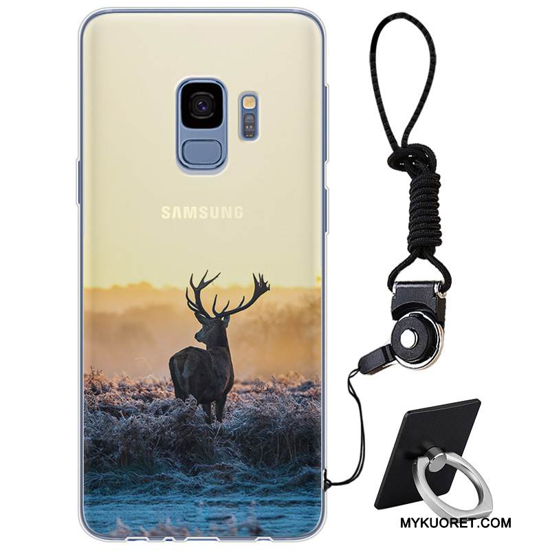 Kuori Samsung Galaxy S9 Suojaus Keltainen Persoonallisuus, Kotelo Samsung Galaxy S9 Pehmeä Neste Tide-brändi Tyylikäs