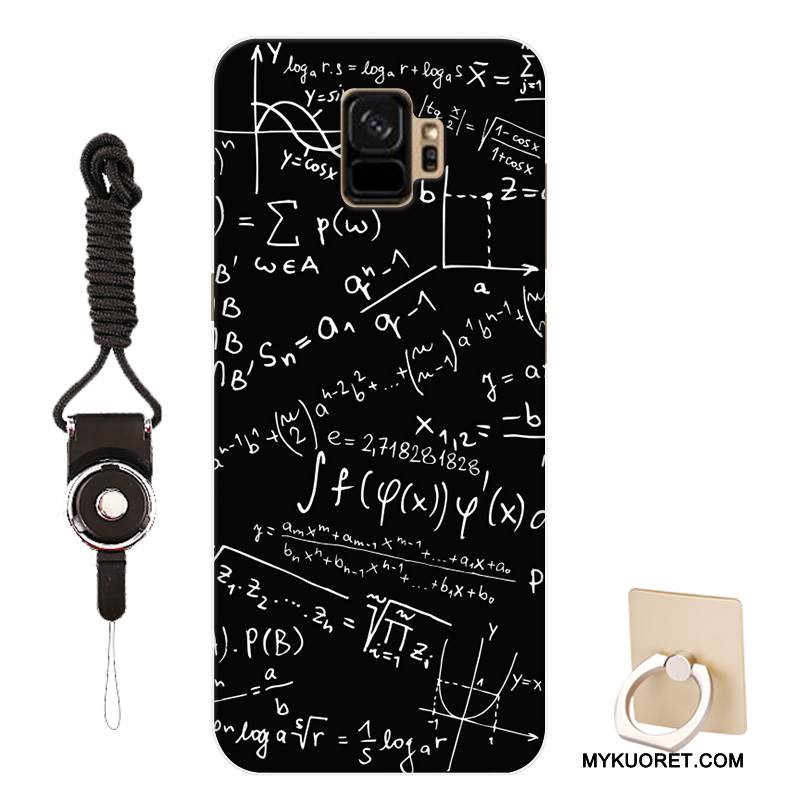 Kuori Samsung Galaxy S9 Suojaus Muokata Malli, Kotelo Samsung Galaxy S9 Sarjakuva Persoonallisuus Musta