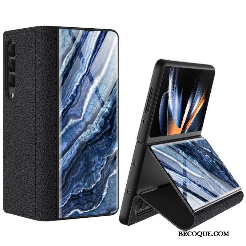 Kuori Samsung Galaxy Z Fold 4 Gkk Marble Waves
