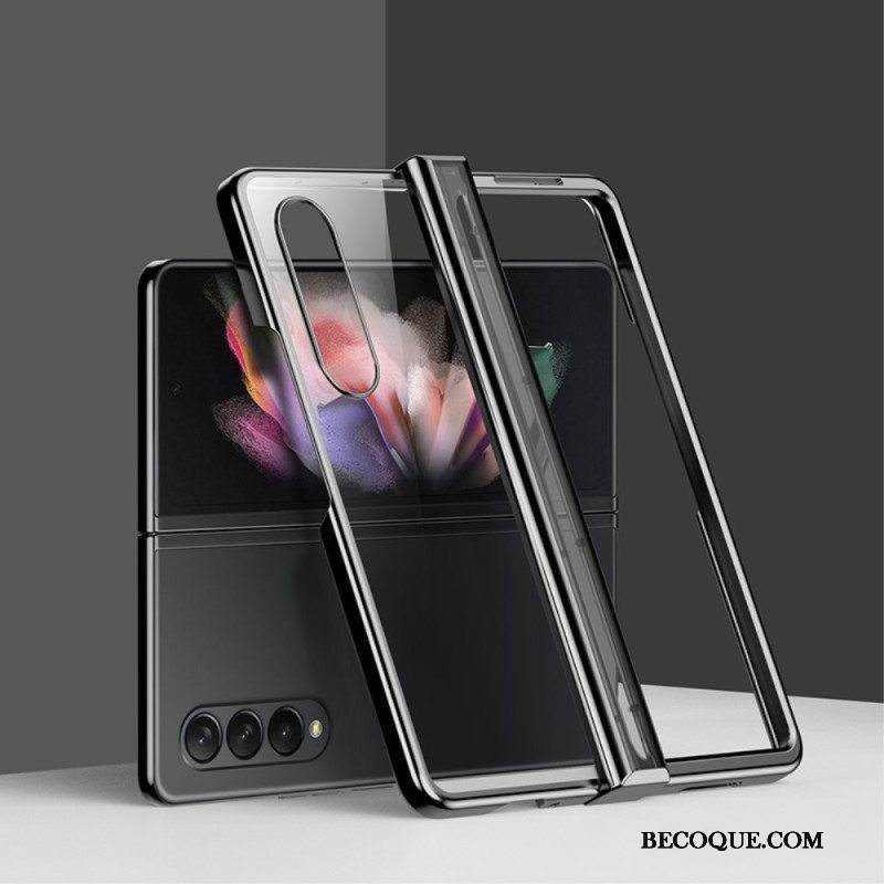 Kuori Samsung Galaxy Z Fold 4 Kirkas Metallinen Saranoitu