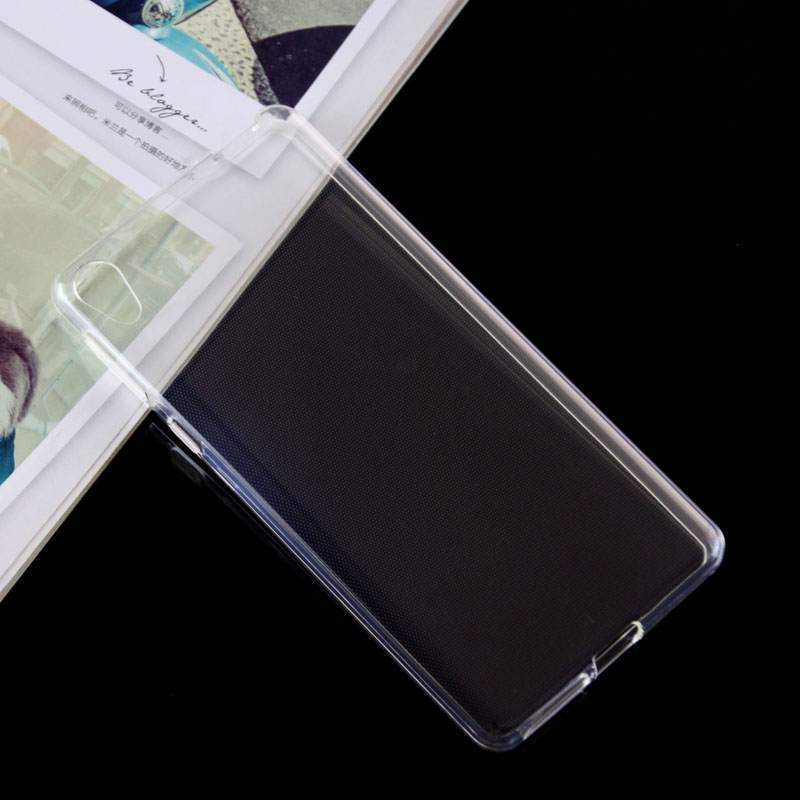 Kuori Sony Xperia E5 Pehmeä Neste Läpinäkyvä Puhelimen Kuoret, Kotelo Sony Xperia E5 Suojaus Liukumaton Sininen