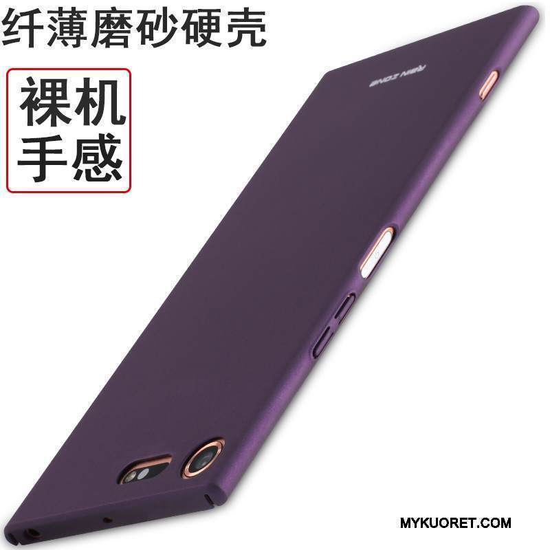 Kuori Sony Xperia Xz Premium Laukut Puhelimen Kuoret Syvä Väri, Kotelo Sony Xperia Xz Premium Suojaus Violetti