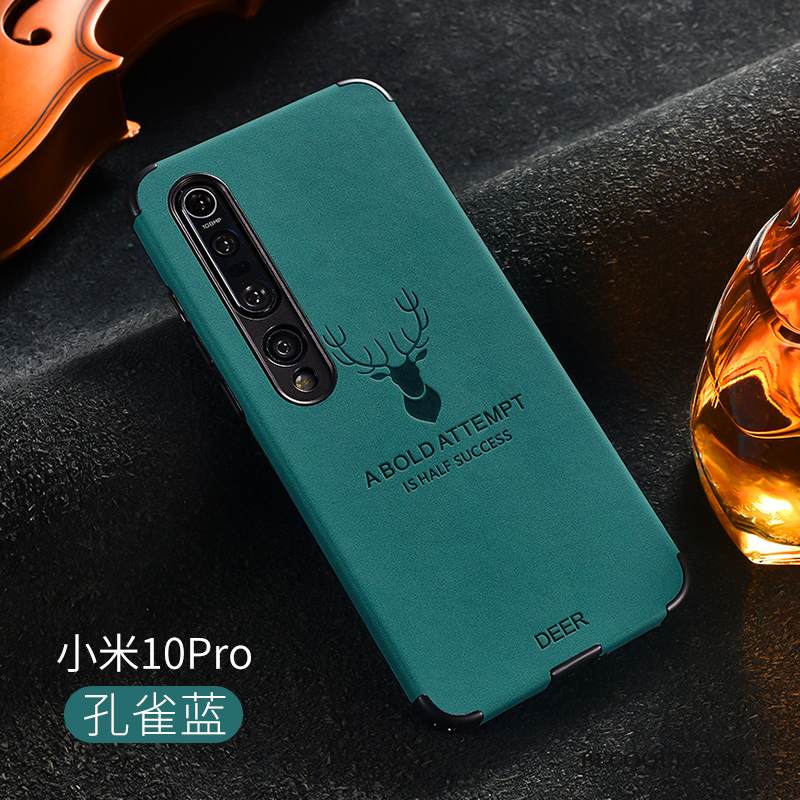 Kuori Xiaomi Mi 10 Pro Tila Vihreä Murtumaton, Kotelo Xiaomi Mi 10 Pro Pehmeä Neste Pieni Persoonallisuus