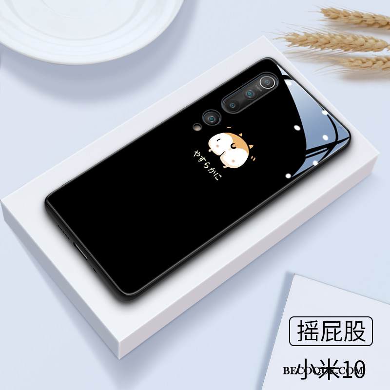 Kuori Xiaomi Mi 10 Sarjakuva Tide-brändi Net Red, Kotelo Xiaomi Mi 10 Pehmeä Neste Tuuli Ihana