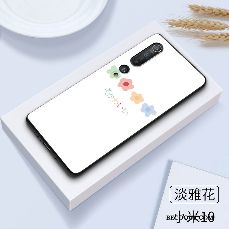 Kuori Xiaomi Mi 10 Sarjakuva Tide-brändi Net Red, Kotelo Xiaomi Mi 10 Pehmeä Neste Tuuli Ihana