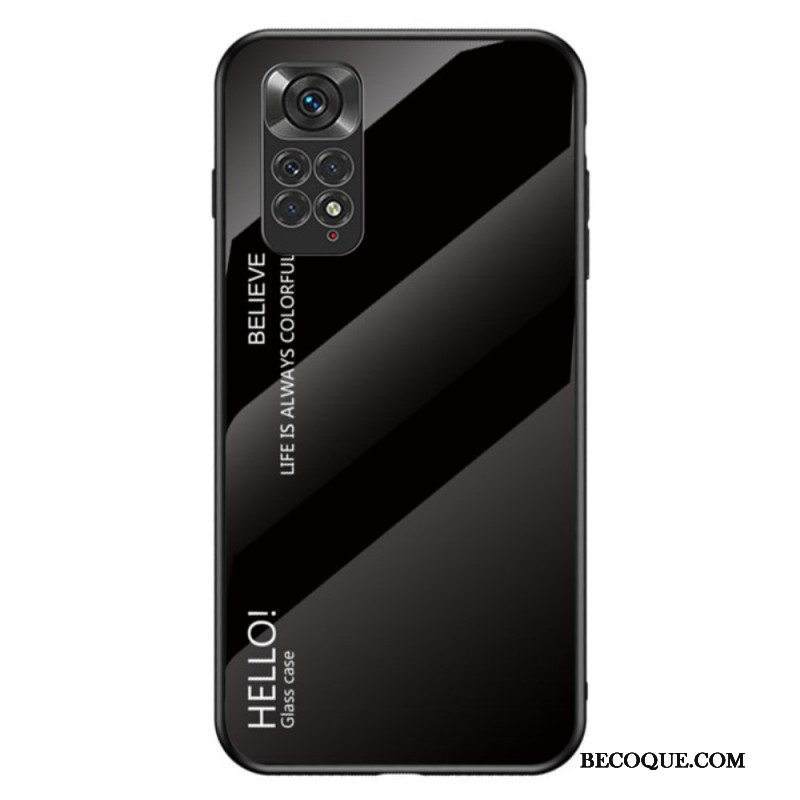 Kuori Xiaomi Redmi Note 11 / 11S Karkaistu Lasi Hello