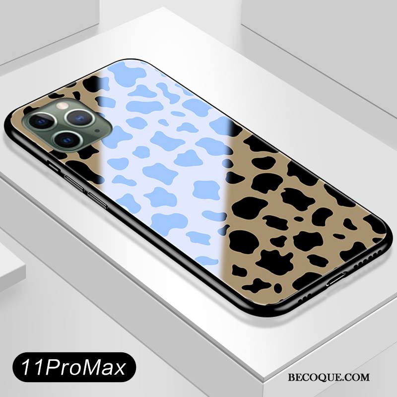 Kuori iPhone 11 Pro Max Laukut Net Red Murtumaton, Kotelo iPhone 11 Pro Max Suojaus Peili Leopardi