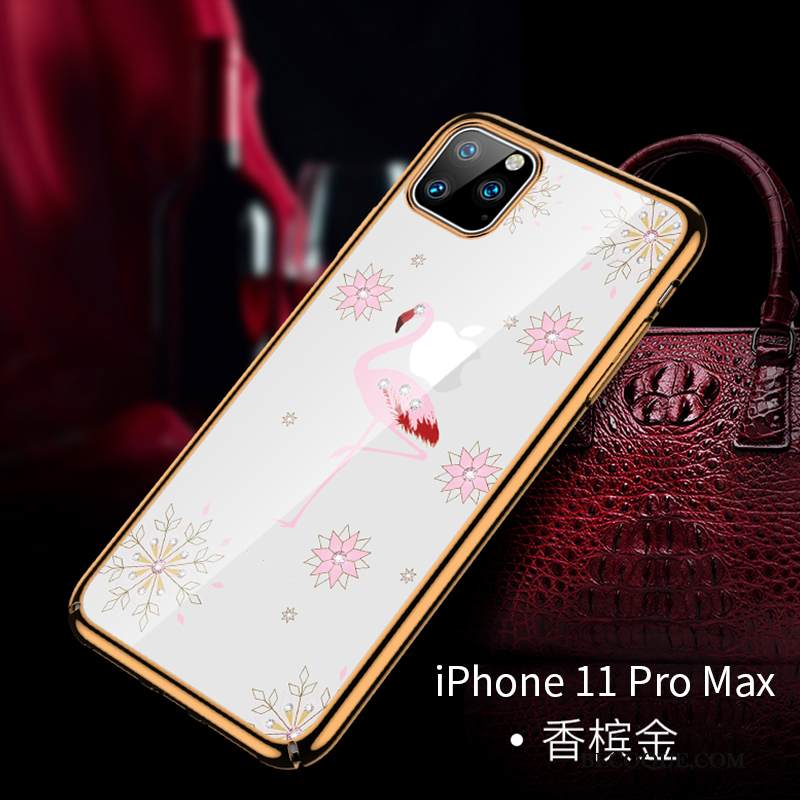 Kuori iPhone 11 Pro Max Suojaus Net Red Pinnoitus, Kotelo iPhone 11 Pro Max Tila Punainen Ylellisyys