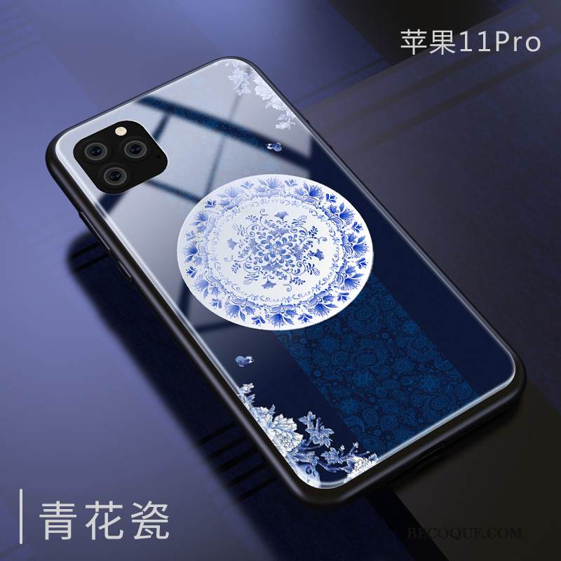 Kuori iPhone 11 Pro Silikoni Uusi Lasi, Kotelo iPhone 11 Pro Laukut Kiinalainen Tyyli Murtumaton