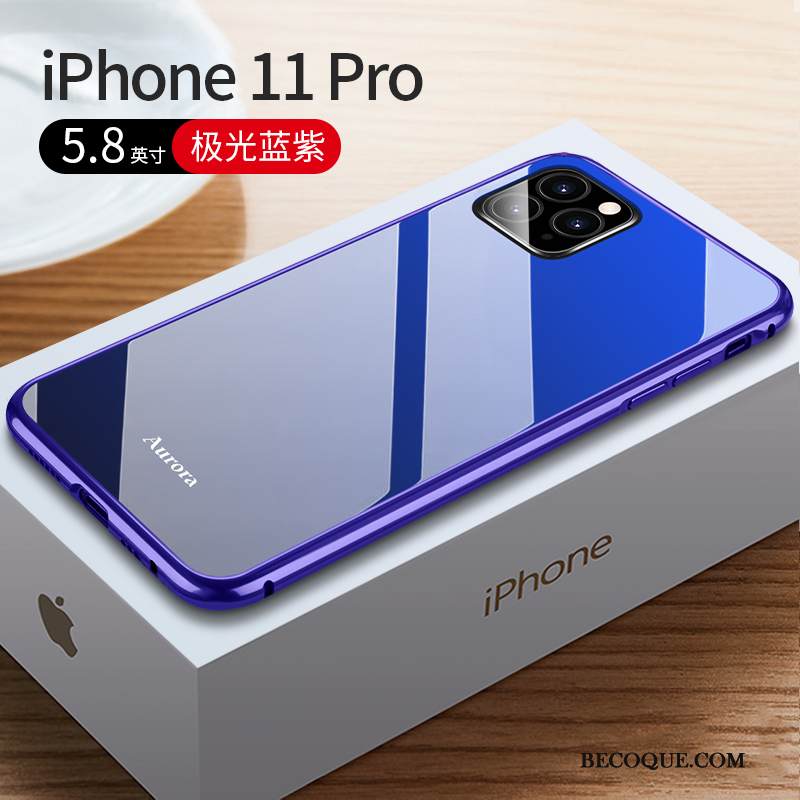 Kuori iPhone 11 Pro Suojaus Puhelimen Kuoret Murtumaton, Kotelo iPhone 11 Pro Metalli Uusi Net Red