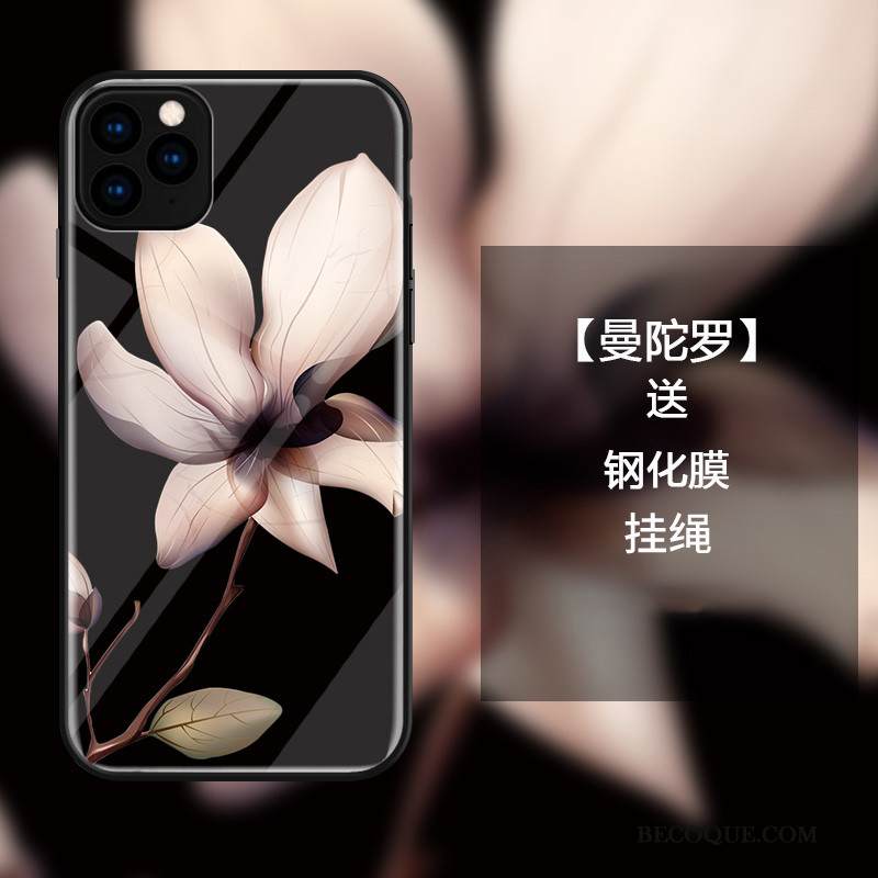 Kuori iPhone 11 Pro Ylellisyys Yksinkertainen Kukka, Kotelo iPhone 11 Pro Laukut Murtumaton Puhelimen Kuoret
