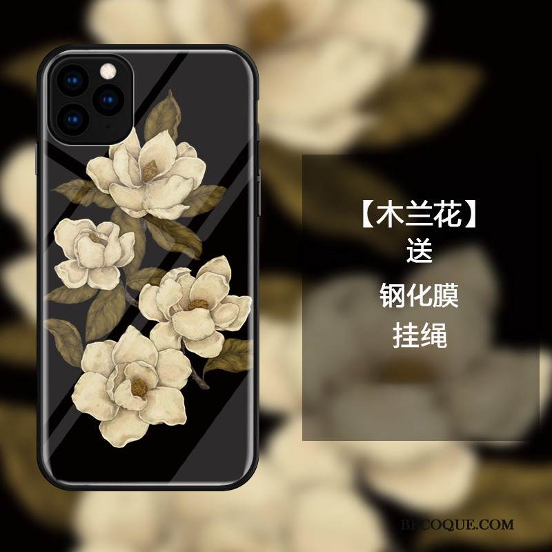 Kuori iPhone 11 Pro Ylellisyys Yksinkertainen Kukka, Kotelo iPhone 11 Pro Laukut Murtumaton Puhelimen Kuoret